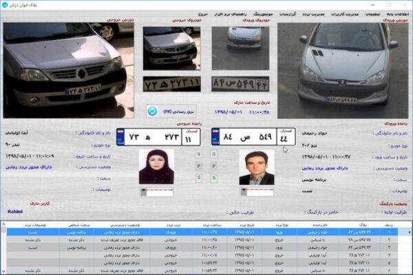 نرم افزار پلاک خوان دژبان
