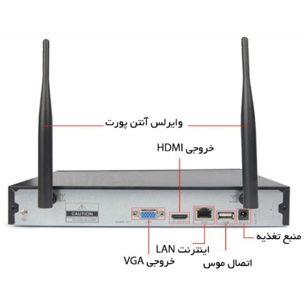 دوربین 4 کانال وایرلس فول HD بی سیم 2MP مدل XMEYE
